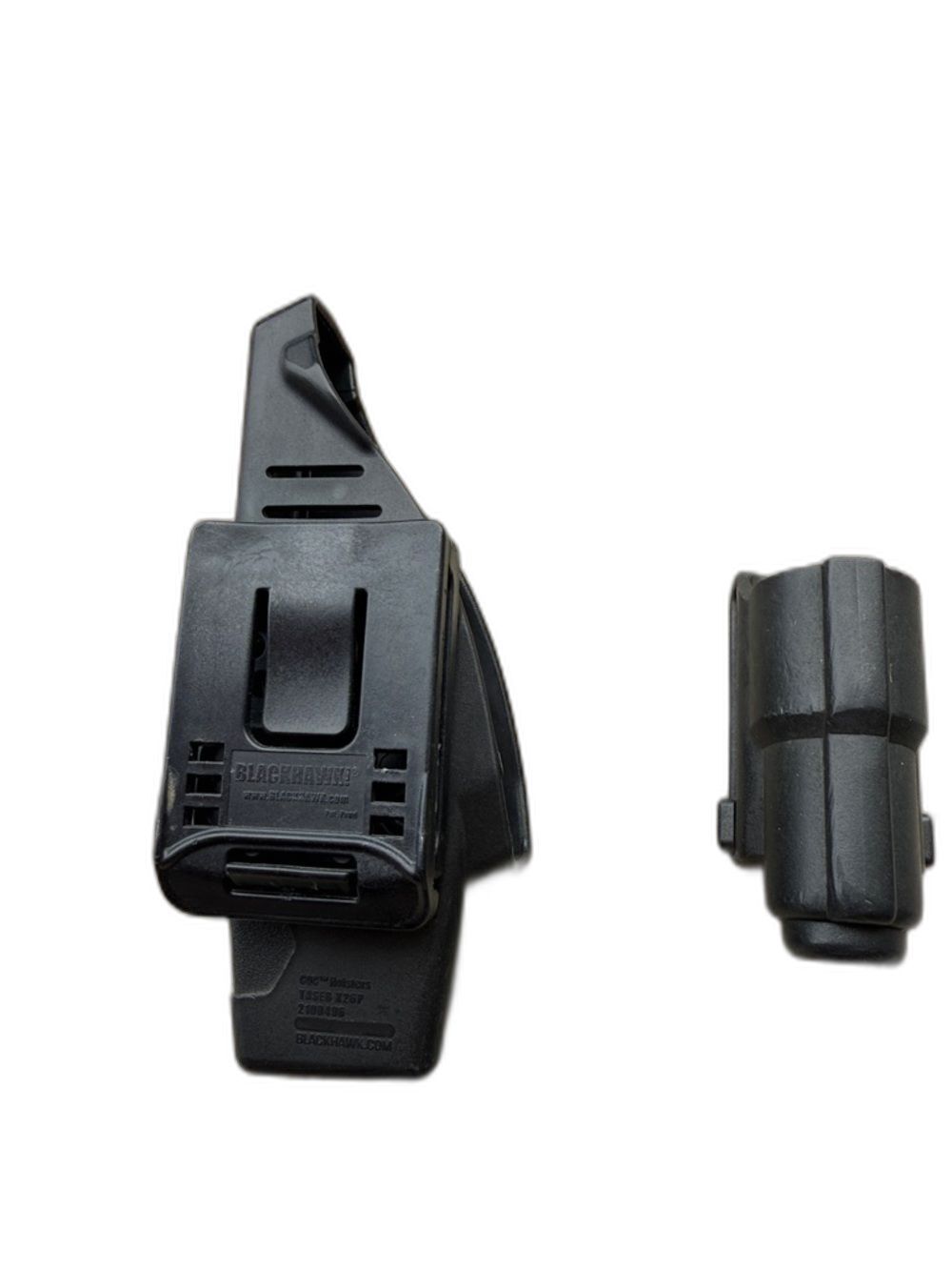 Black Hard Plastic Phone Holster and Belt Clip - Blackhawk Compatible taser